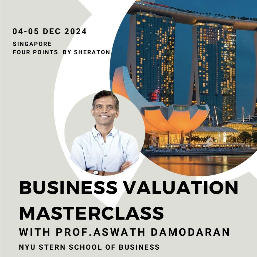 Business Valuation Masterclass with Prof. Aswath Damodaran